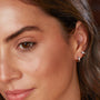 Kit Heath Sterling Silver 'Serenity' Hoop Earrings