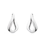 Kit Heath Sterling Silver 'Serenity' Loop Grande Stud Earrings