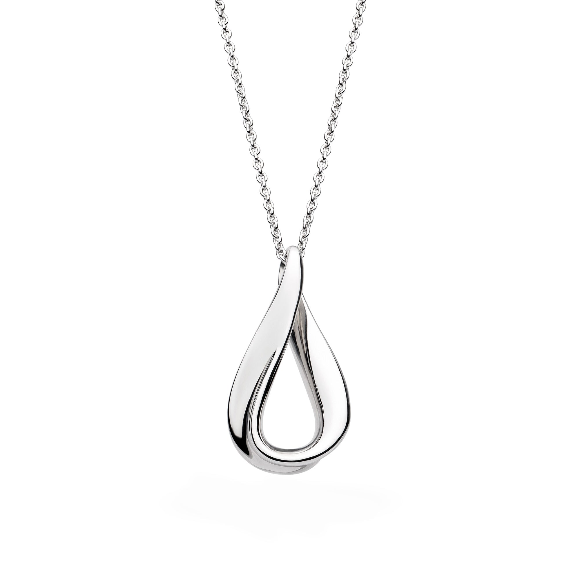 Kit Heath Sterling Silver 'Serenity' Loop Necklace