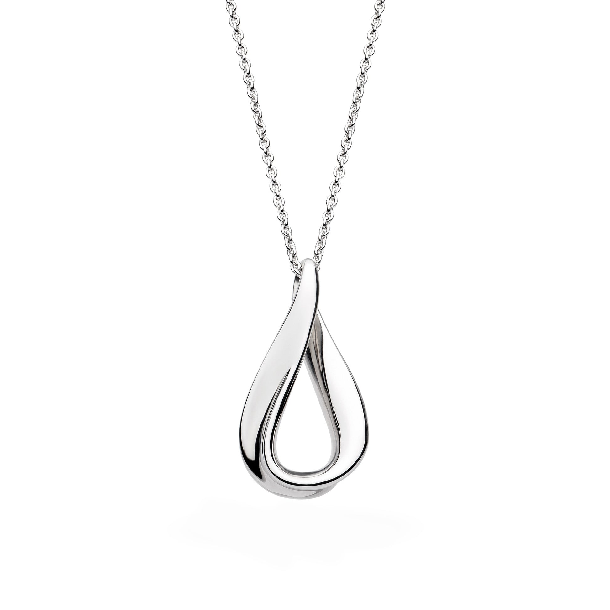 Kit Heath Sterling Silver 'Serenity' Loop Necklace