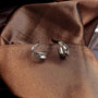 Kit Heath Sterling Silver 'Serenity' Loop Semi Hoop Earrings