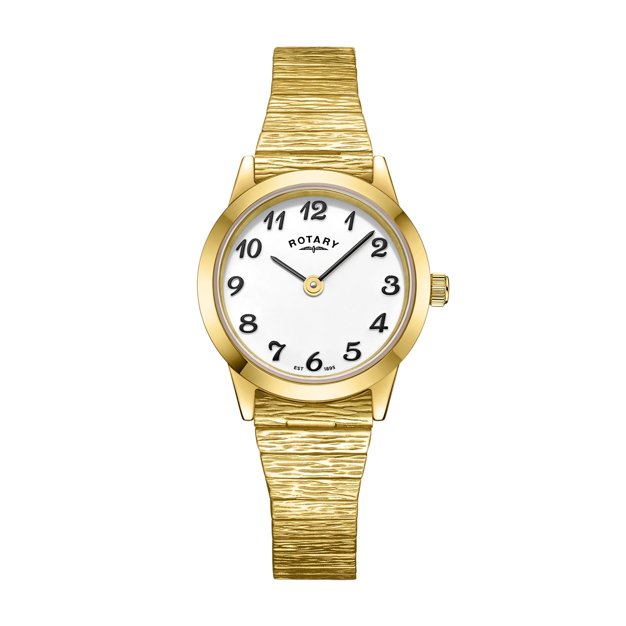 Ladies Rotary PVD on Steel Watch With Expanding Bracelet