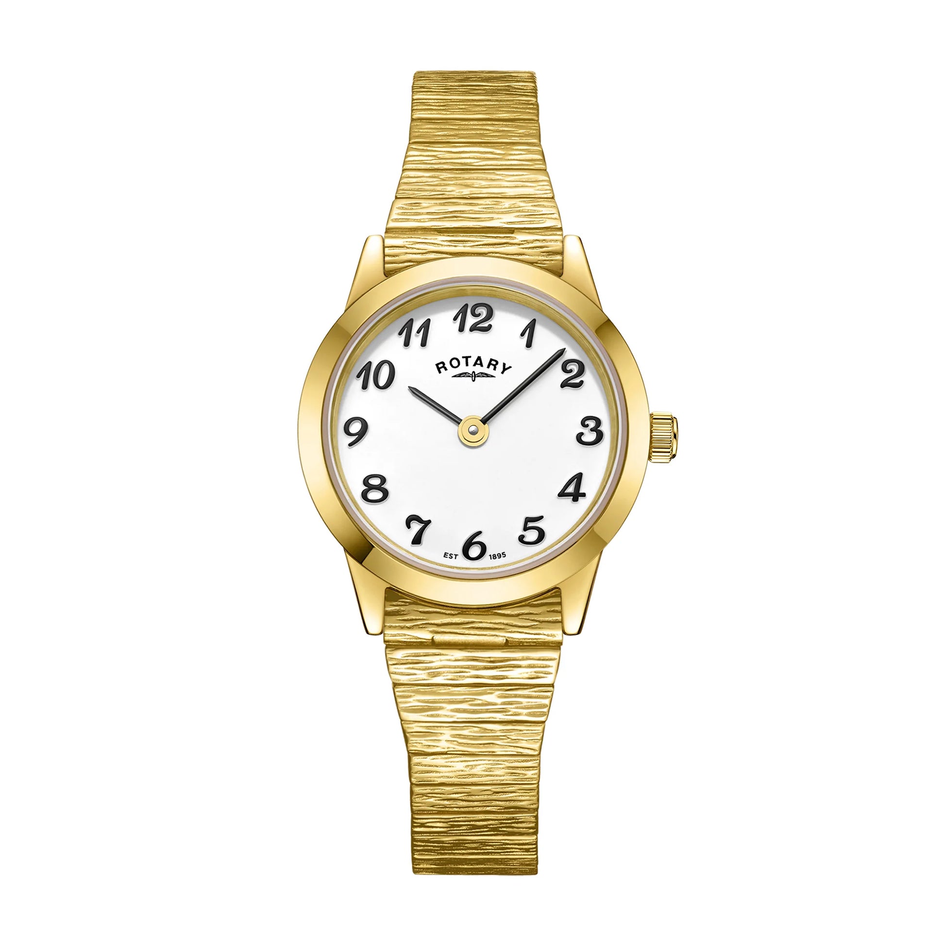 Ladies Rotary PVD on Steel Watch With Expanding Bracelet