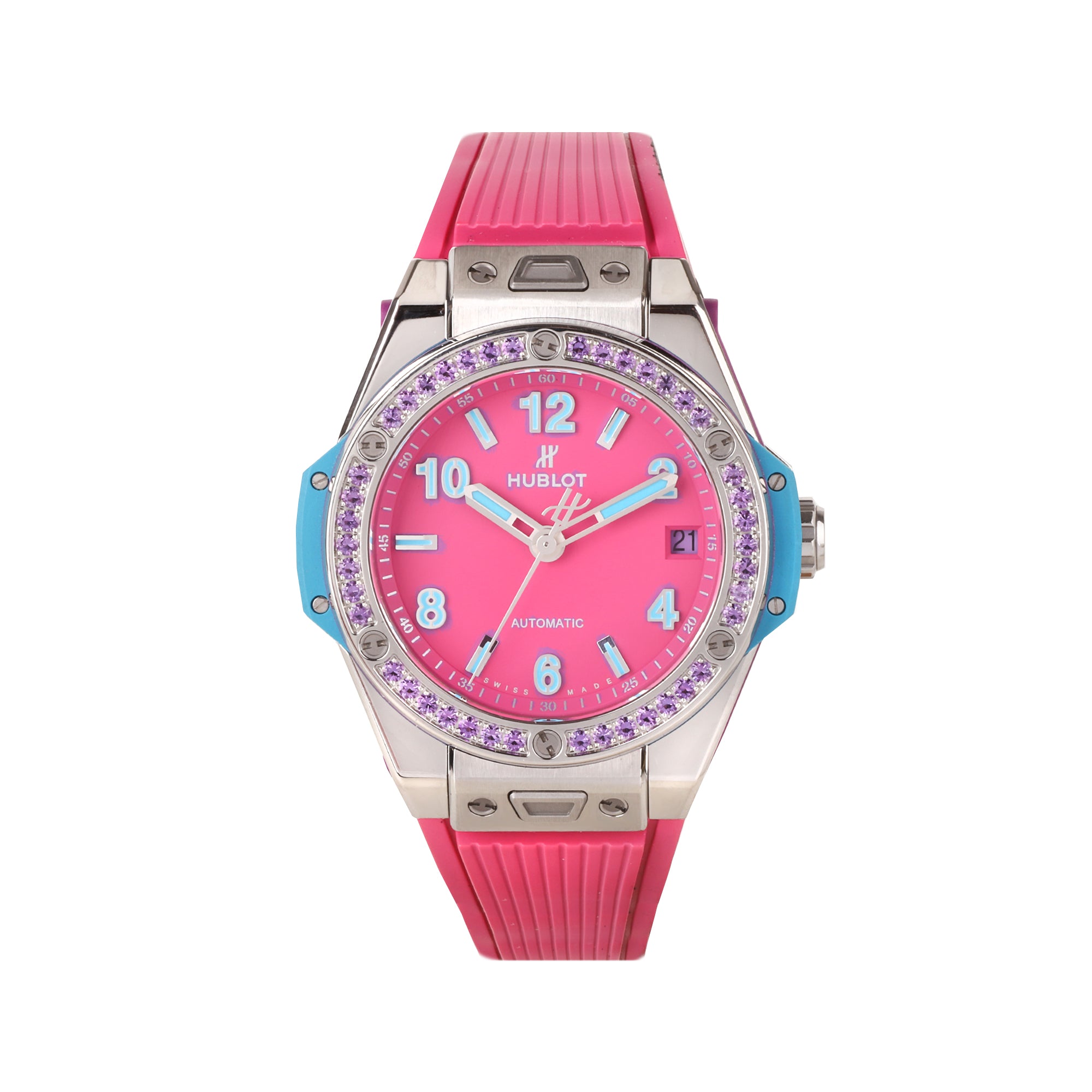 Limited Edition Sapphire Hublot Big Bang Pop Art Pre-owned Watch