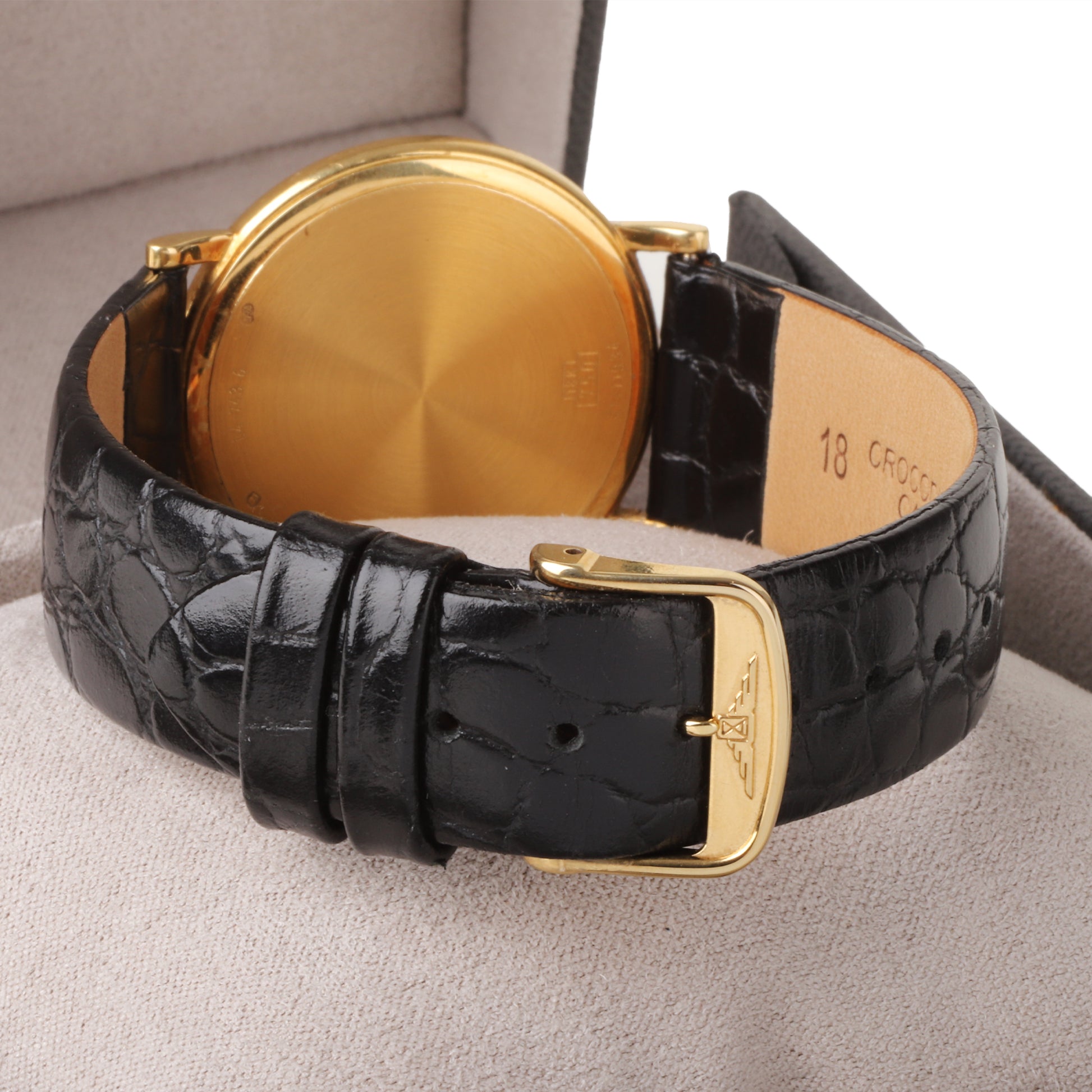 Longines Date 18ct Yellow Gold Roman Dial Pre-Owned Watch