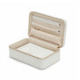 Maria Zip Case in White Leather