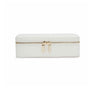 Maria Zip Case in White Leather
