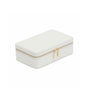Maria Zip Case in White Leather