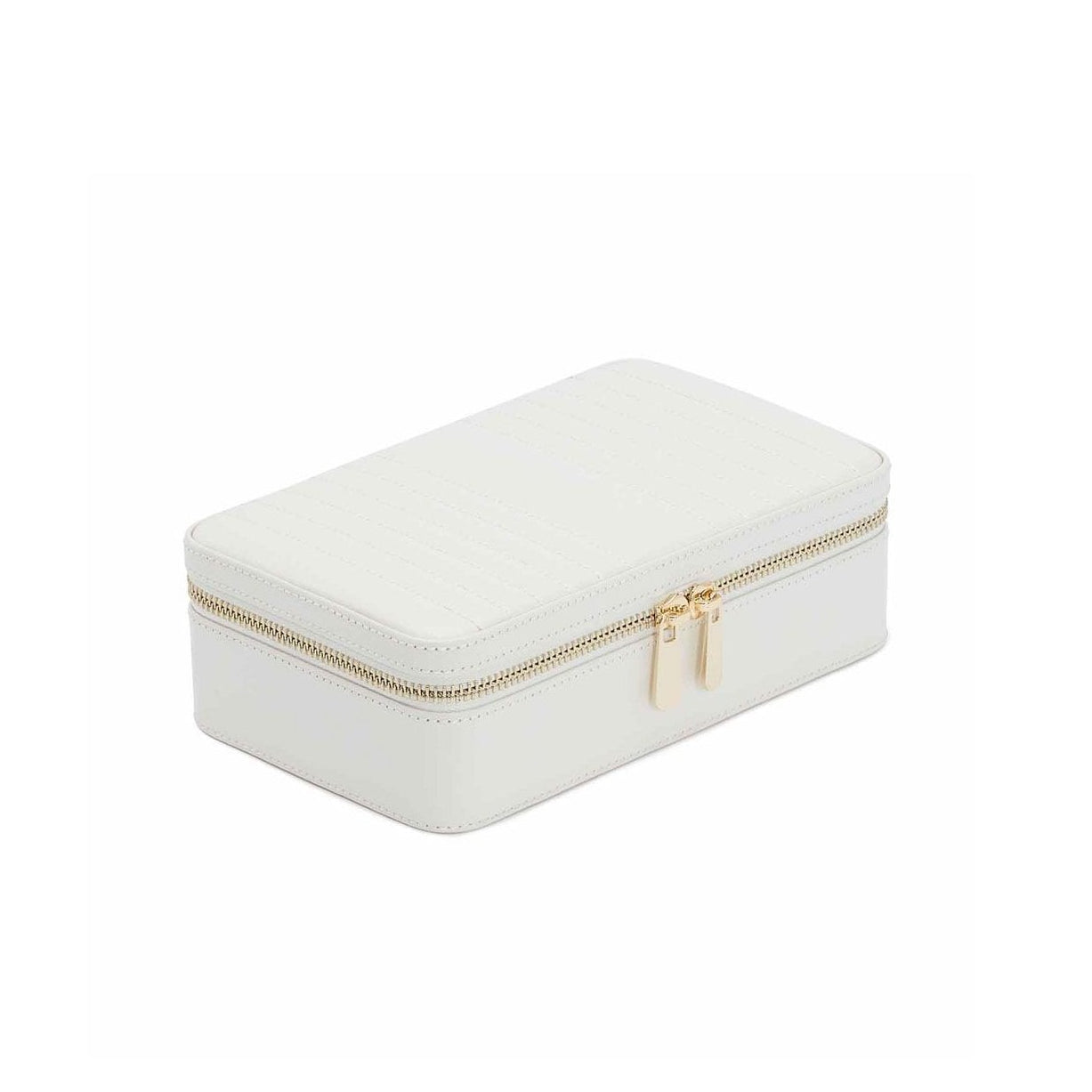 Maria Zip Case in White Leather