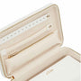 Maria Zip Case in White Leather