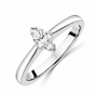 Marquise Cut Diamond Engagement Ring D Colour