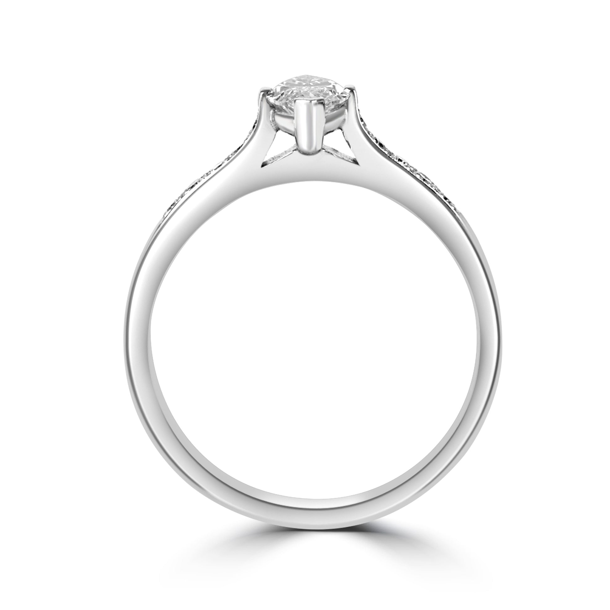 Marquise Diamond 0.50ct Engagement Ring