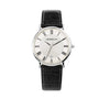 Men's Herbelin Steel Classiques Watch With a Black Leather Strap 12248AP08