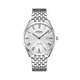 Men's Steel Ultra Slim Watch With Silver Dial