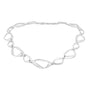 Large Link Silver Open Link Necklace