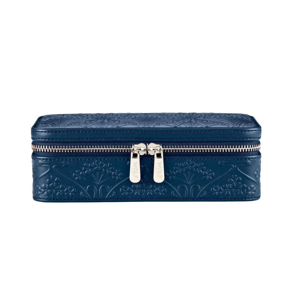 Navy Liberty 'Ianthe' Leather Jewellery Box