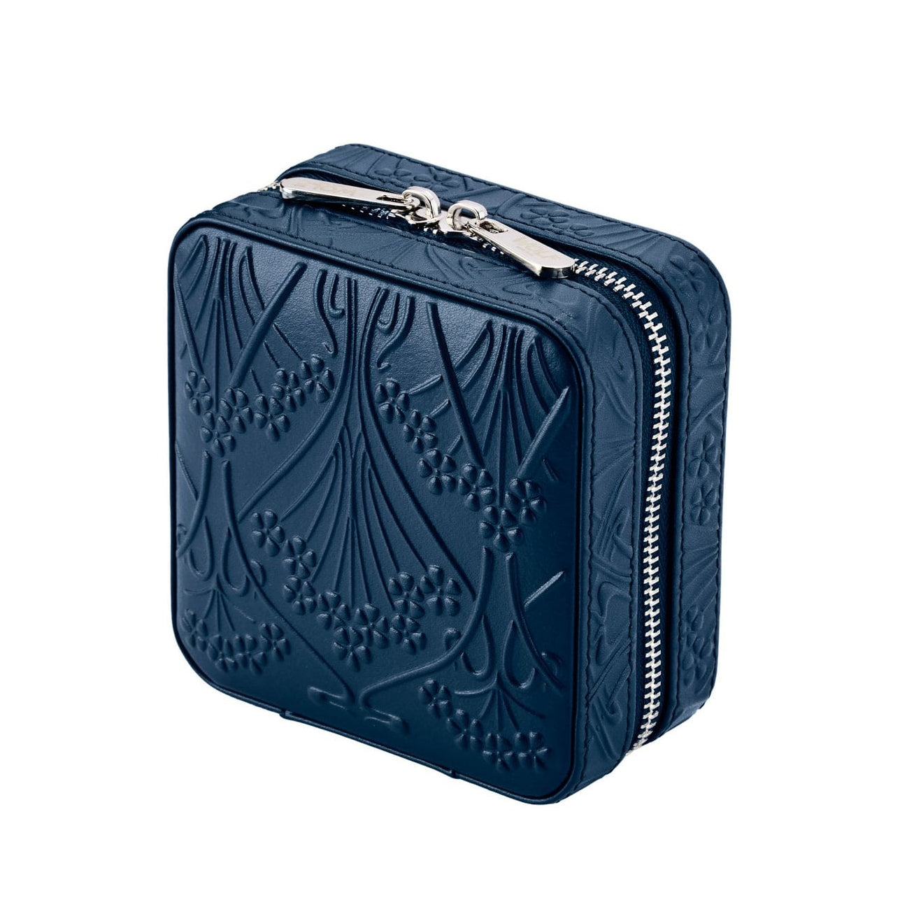 Navy Liberty 'Ianthe' Leather Small Jewellery Travel Case