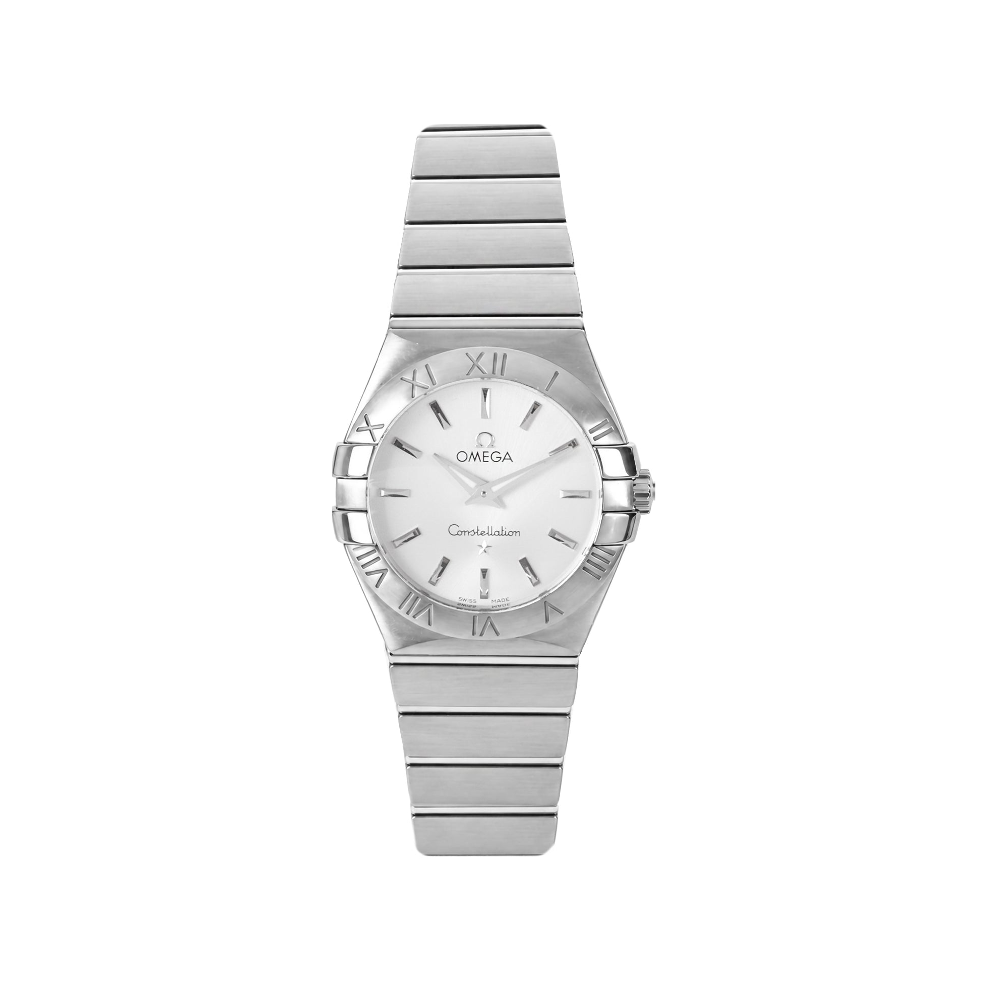 Omega Constellation Quartz Silver Dial Pre-Owned Watch