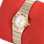 Omega Constellation Steel and Gold Mother of Pearl Diamond Dot Dial Pre-Owned Watch