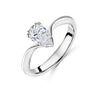 Pear Shape Diamond 0.71ct Engagement Ring