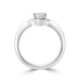 Pear Shape Diamond 0.71ct Engagement Ring