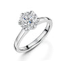 Platinum 2.11ct RBC Lab Grown Diamond Engagement Ring