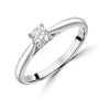 Platinum 0.25ct Diamond Solitaire Pre-Owned Ring
