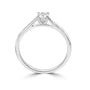 Platinum 0.25ct Diamond Solitaire Pre-Owned Ring