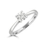 Platinum 0.60ct Round Brilliant Cut Diamond Engagement Ring