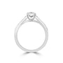 Platinum 0.65ct Princess Cut Diamond Engagement Ring and Diamond Set Band