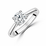 Platinum 1.01ct GIA Cert Round Brilliant Cut Diamond Engagement Ring