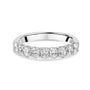Platinum 1.10ct Oval Cut Diamond Eternity Ring