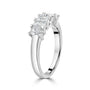 Platinum 1.45ct Radiant Cut Diamond Five-Stone Ring