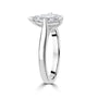 Platinum 1.50ct Pear Cut Lab Grown Diamond Solitaire