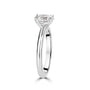 Platinum 1ct Oval Lab Grown Diamond 'Rosa' Solitaire Ring