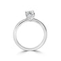 Platinum 1ct Oval Lab Grown Diamond 'Rosa' Solitaire Ring