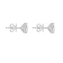 Platinum 2.00ct Oval Brilliant Lab Grown Diamond Stud Earrings