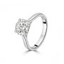 Platinum 2.14ct RBC Lab Grown Diamond 'Elizabeth' Engagement Ring