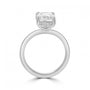 Platinum 2.81ct Emerald Cut Lab Grown Diamond 'Isabella' Engagement Ring