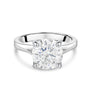 Platinum 3.00ct Round Brilliant Cut Lab Grown Diamond Solitaire Engagement Ring