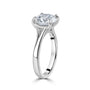 Platinum 3.00ct Round Brilliant Cut Lab Grown Diamond Solitaire Engagement Ring