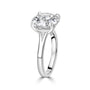 Platinum 5.04ct Round Brilliant Cut Lab Grown Diamond Solitaire Ring