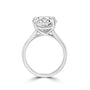 Platinum 5.04ct Round Brilliant Cut Lab Grown Diamond Solitaire Ring