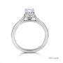 Platinum Emerald Cut Lab Grown Diamond Solitaire Engagement Ring