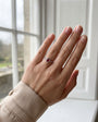 Platinum Oval Cut Madagascan Ruby and Diamond Halo Ring