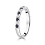 Platinum Sapphire & Diamond Eternity Ring