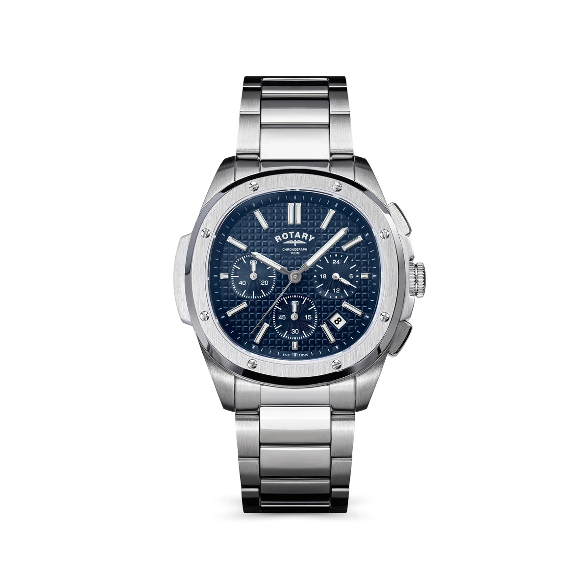 Rotary Apex100 Chronograph Blue Dial Watch