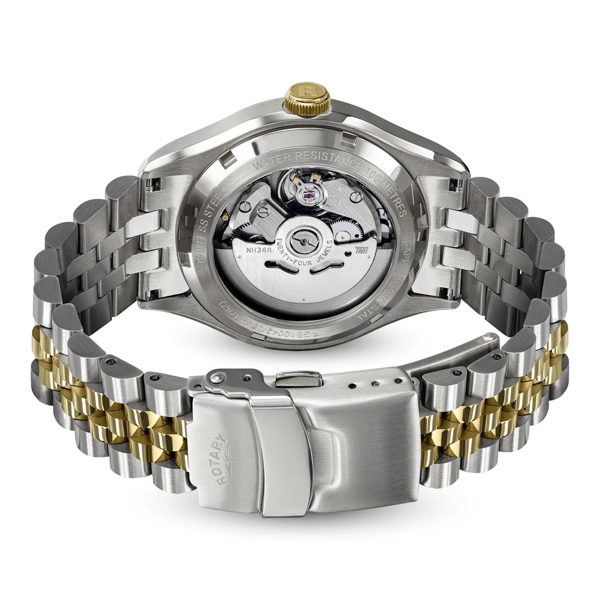 Rotary Seamatic 100 GMT Automatic Blue Dial Watch