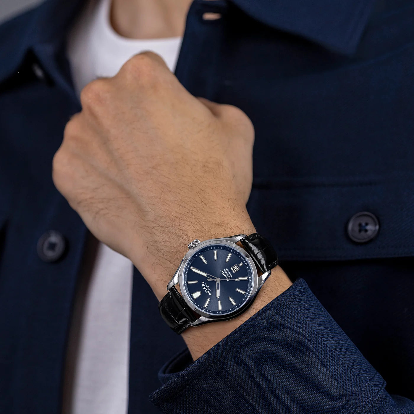 Rotary Seamatic 100 Blue Dial Automatic Watch