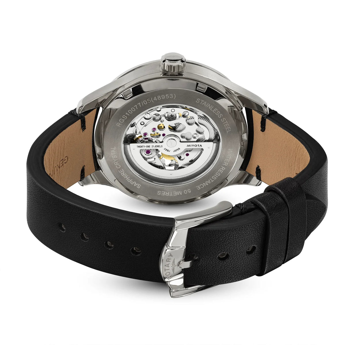 Rotary Greenwich GT1 Blue Skeleton Automatic Watch